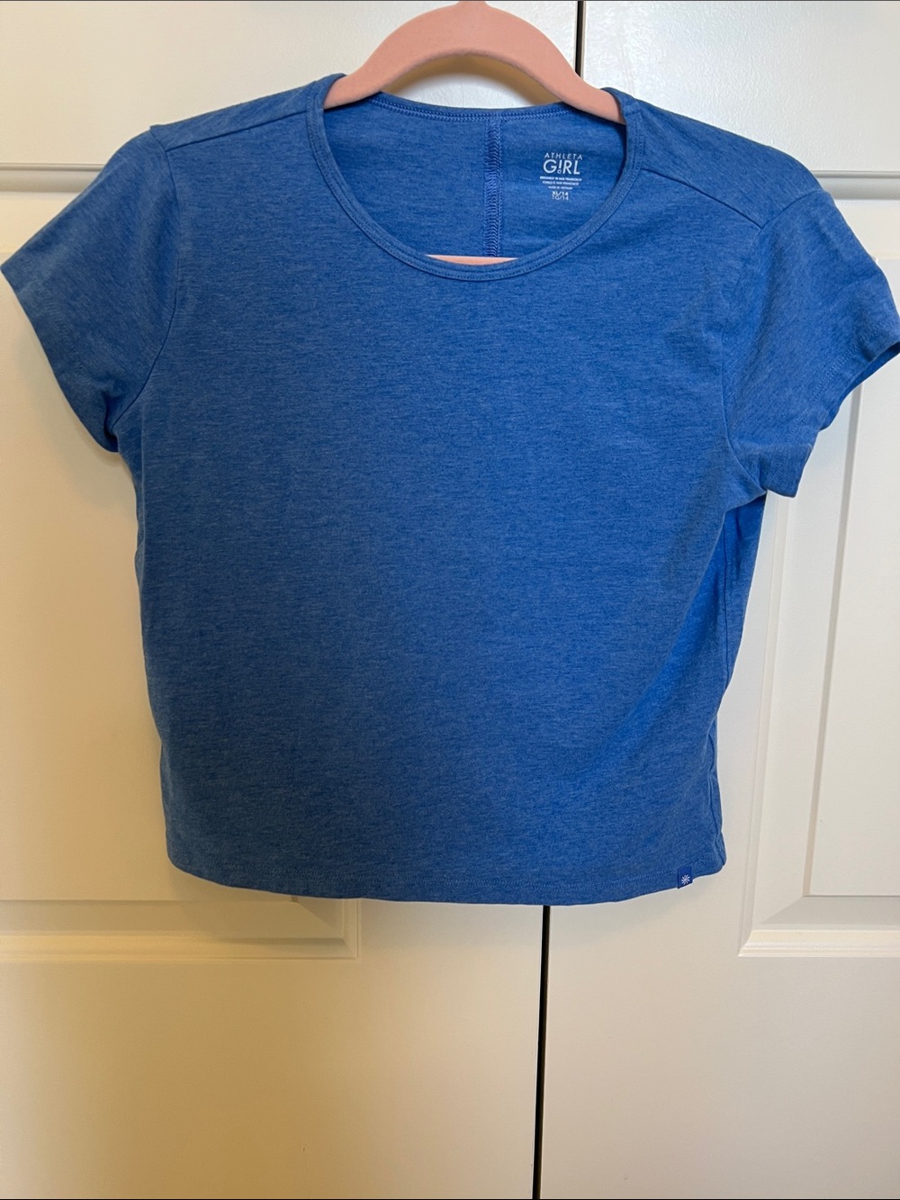 Athleta Girls Short Sleeve Crew Tee in Blue